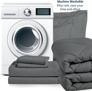2025 OEM grande commande Service 7 pièces microfibre tissu Polyester remplissage réversible impression unique couette imprimé couette ensembles de literie - Product Image 6