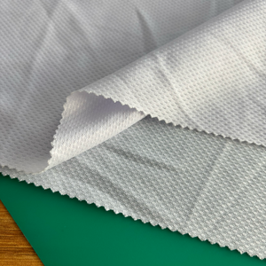 Vải thun thể thao lưới mắt chim <span class=keywords><strong>100</strong></span>% <span class=keywords><strong>polyester</strong></span> bán buôn, nhẹ, thoáng khí, dùng cho quần áo thể thao và váy - Product Image 3