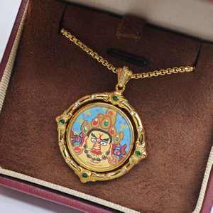 Collier pendentif en argent sterling 925 plaqué or UM Jewelry, zircon taille brillant, unisexe/hommes/femmes, pour mariage et anniversaire - Product Image 3