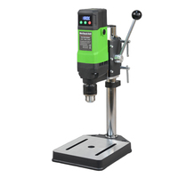 Perceuse à colonne de table compacte MINIQ BG-515605, 5 vitesses, 750W, mini perceuse verticale en alliage d'aluminium, 1,5-13mm, 650-3000 tr/min, mandrin 240mm