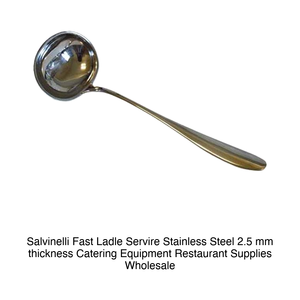 Louche à service rapide Salvinelli en acier inoxydable 18/10, épaisseur 2,5 mm - Product Image 2