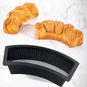 Anello <span class=keywords><strong>per</strong></span> Torta in Plastica Perforata AK a Forma di Settore, Stampi Fai-da-Te <span class=keywords><strong>per</strong></span> Mousse alla Frutta, Dessert, Utensili da Cucina <span class=keywords><strong>per</strong></span> Decorazione Pasticceria - Product Image 1