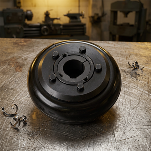 F Series Coupler F140 Flange Type Tire Coupling for Manufacturing Plant - Product Image 1