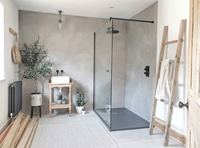 Pintu Kaca Tempered Tanpa Bingkai CE Walk-in Shower dengan Desain Modern, Fitur Mudah Dibersihkan, dan Batang Penyangga untuk Kamar Mandi Hotel