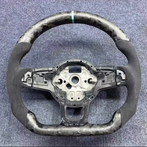 Volant en fibre de carbone pour Volkswagen VW <span class=keywords><strong>Golf</strong></span> MK7 7.5 GTI <span class=keywords><strong>GTD</strong></span> GTE 2013-2020 Polo GTI pour Tiguan Passat Volant LED - Product Image 5