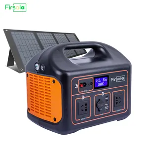 Firsola Solar Generator 500 Watt Hot Verkoop Off Grid Draagbare Krachtcentrale 1kw Voor Thuis Voor Kamperen Ups Solar