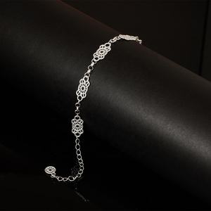 Shorea Original Sterling Silber Handmade Fine Jewelry Hollow Out Spitze Design Flower Charms Armband für Frauen Custom ized - Product Image 2