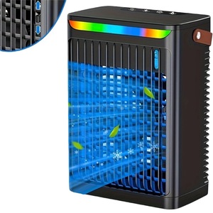 Air <b>Cooler</b> <b>Fan</b> Portable <b>Water</b> Cooling USB Powered Small Cooling <b>Fan</b> For Kitchen Bathroom With Ice Cube Effect - Product Image 1