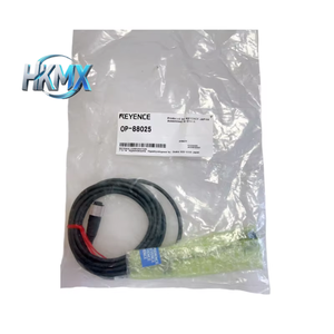 สายเคเบิลควบคุมเซ็นเซอร์เลเซอร์ KEYENCE OP-88025 OP-88026 OP-88042 OP-88043 แบบ M12 Linear ยาว 2 เมตร มือสอง ใช้สำหรับการประมวลผลสัญญาณ มีสินค้าในสต็อก - Product Image 1