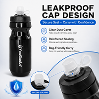 Bouteille d'eau compressible pour salle de sport 600ml 700ml sans BPA, logo personnalisé, PP, vente en gros, livraison rapide