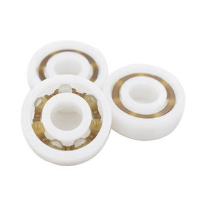 Deep Groove Ball Bearing 6010 50x80x16mm POM Plastic Ball Bearing <b>Glass</b> Ball Nylon <b>Cage</b> for Food Processing - Product Image 1