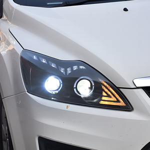 Gruppo fari Auto a LED per <span class=keywords><strong>Ford</strong></span> Focus 2009-<span class=keywords><strong>2011</strong></span> 100W luce lampeggiante 2 proiettore obiettivo 6500K luci anteriori aggiornamento - Product Image 6