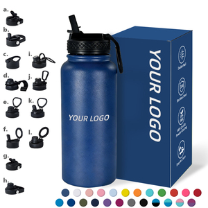 <span class=keywords><strong>Bouteille</strong></span> en métal personnalisée avec logo, 18 oz, 32 oz, 40 oz, gourde de <span class=keywords><strong>sport</strong></span> écologique, <span class=keywords><strong>bouteille</strong></span> d'eau en acier inoxydable isolée sous vide - Product Image 1