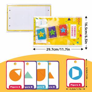 Herramienta Educativa Interactiva, Juego de Geometría Atractivo para Enseñar Conceptos de Aprendizaje Temprano, Tabla de Formas - Product Image 6