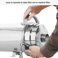 Appareils de traitement de l'eau pour toute la maison 1000-20000L/H, boîtier en acier inoxydable 304, membrane UF lavable en PVDF, filtre à eau pour la maison