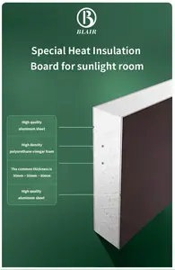 Insulation Decorative Board Composite Aluminum Polyurethane Sandwich Panels High Density Polyurethane Foam Panels Polyurethane