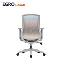 Chaise de bureau pivotante ergonomique en maille pour réunion et visiteurs, solution de mobilier commercial EGROspace Workspace