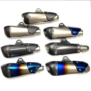 Pot d'échappement universel pour moto 51 mm Alpha avec DB Killer pour R3 MT07 FZ1 R6 ZX6R ZX10 Z900 Z400 1000 CBR1000 GSXR1000 - Product Image 4