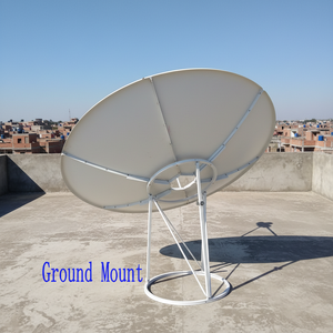 Antenna Parabolica Digitale a Banda C ad Alto Guadagno 240cm 2.4m con Focale Fissa per TV, Montaggio a Terra - Product Image 1