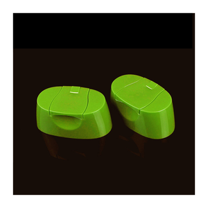 Wholesale 18mm 20mm 24mm 2800 Plastic Material <strong>Green</strong> Flip <strong>Top</strong> Caps for Hair Lotion <strong>Bottles</strong> - Product Image 1