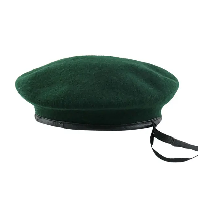 China supplier custom color men winter green knit wholesale beret