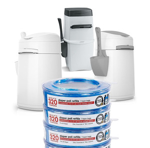 4 paquets de sacs de recharge pour poubelle à couches <span class=keywords><strong>Angelcare</strong></span>, recharge pour système de gestion des couches, sacs de recharge pour poubelle à couches <span class=keywords><strong>Angelcare</strong></span> - Product Image 1