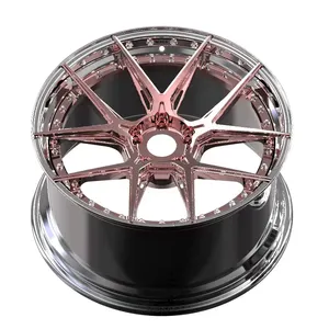 19 20 21 22 23 24 26 pulgadas rueda 5x112 5x114,3 BC ruedas forjadas llantas de aleación de aluminio para Mercedes Rolls <span class=keywords><strong>Royce</strong></span> 5x130 - Product Image 6