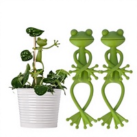 Support de plante en forme de grenouille 200g, cadre de support pour plantes en pot, décoration intérieure toutes saisons