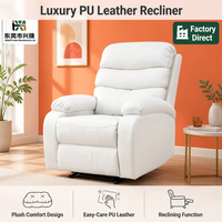 Fauteuil inclinable rembourré à dossier haut pour salon, home cinéma, bureau – Vente en gros directe usine
