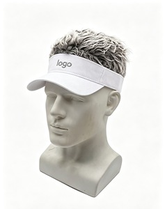 Neuartige Perücken-Schirmmütze, Lustige Frisur-Baseballkappe, Unisex Verstellbare Sonnenschirmmütze, Hutlieferant - Product Image 4