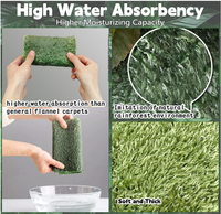 Tapis de terrarium réutilisable en ABS écologique pour reptiles, substrat de lit pour tortues, tapis pour cages d'animaux - Lézards barbus