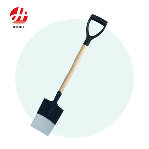 Горячая распродажа: мини-лопата для сада, сельского хозяйства, строительства, кемпинга, копки, маленькая стальная лопата-саперка с деревянной ручкой - Product Image 1