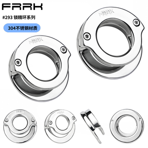 FRRK-293 Metal Chastity Device Masculino Penis Training Clip Flat Cock Cage Cage Cock <span class=keywords><strong>Ring</strong></span> Adulto Penis Bondage Brinquedos Sexy para Homem <span class=keywords><strong>Gay</strong></span> 18 + - Product Image 2