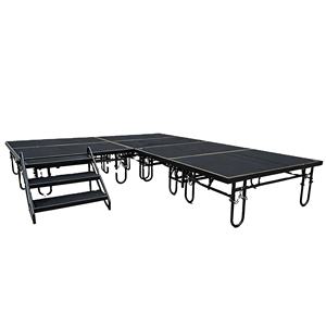Plateforme modulaire détachable 6 pieds x 8 pieds, plateforme de scène pliable robuste - Product Image 1
