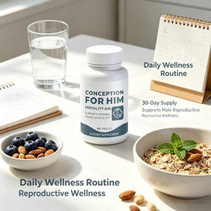 Capsule OEM per il Supporto della Fertilità Maschile con KSM-66 Ashwagandha, Zinco e Mio-Inositolo per Conteggio e Motilità degli Spermatozoi, 60 Capsule - Product Image 6