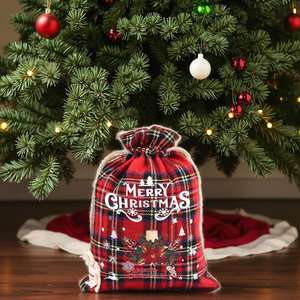 Bolsa de Regalo de Algodón Reciclable Ecológica con Cordón, 10*14cm, para Compras, Dulces y Regalos, Venta al Por Mayor - Product Image 4