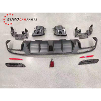 Kit de carrosserie de style B pour W166 GLE63, diffuseur arrière, embout d'échappement, pièces de restylage, classe GLE X166 15-19y