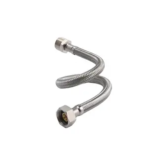 Dalepu F3/8*M3/8 Customization Stainless Steel Wire Flexible Plumbing Faucet Braided Hose