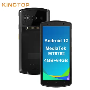 Kingtop nhà máy 1/2D mã quét Android gồ ghề điện thoại không thấm nước điện thoại thông minh với NFC PDAs cho ngành công nghiệp