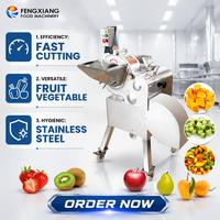 Commerciële Groente Fruit Snijmachine Bananen Kokosnoot Mango Ui Dicer Ananas Snijmachine Cd-800 Ce