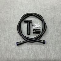 Ensemble de pulvérisateur de bidet en acier inoxydable gris anthracite, pistolet à main avec support de tuyau, Ducha Higienica