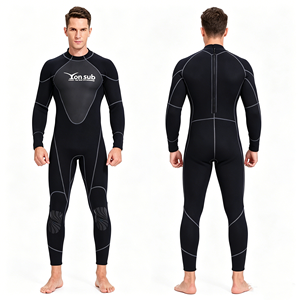 Combinaison de plongée en néoprène YONSUB 1,5 mm pour hommes et femmes, combinaison intégrale extensible pour la plongée avec tuba, la natation, le <span class=keywords><strong>surf</strong></span>, le kayak et les activités nautiques - Product Image 3