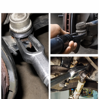 Jeu de 5 extracteurs de rotules et de bielles CIHOO en acier au chrome-vanadium pour réparation automobile