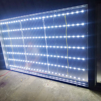 Film souple UV HD sans bordure LED Lightbox panneaux publicitaires personnalisables Transmission de la lumière à réflexion diffuse en alliage d'aluminium