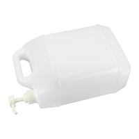 Ensemble de bouteilles distributrices de lessive, de savon et d'assouplissant pour tissus, personnalisées, vides, de grande capacité (5L), en plastique avec pompe