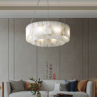 Luminaires haut de gamme personnalisés en pierre naturelle, fabriqués en usine – Lustres et suspensions en albâtre naturel