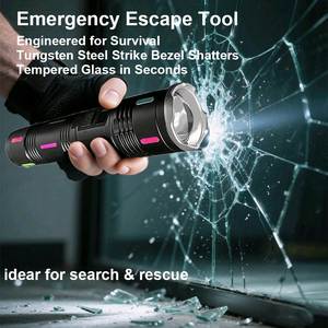 1200 Lumens Siêu Sáng <span class=keywords><strong>LED</strong></span> Đèn Pin Chiến Thuật Zoom Cầm Tay Có Thể Sạc Lại Spotlight Hợp Kim Nhôm Cơ Thể <span class=keywords><strong>USB</strong></span> Cho Tìm Kiếm Cứu Hộ - Product Image 4