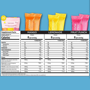 Спортивные добавки, частная марка 0 калорий, 0 сахарных электролитов, гидратационный порошок, энергетический напиток, Кето-Электролитный порошок - Product Image 5