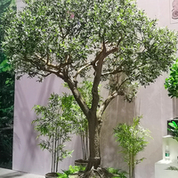 Grand olivier artificiel, faux grands arbres en vente, détachable, en fibre de verre, résistant aux UV, ignifuge, pour décoration intérieure de mariage
