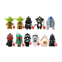Pendrive en Oferta, Memoria USB con Diseño de Dibujos Animados, Unidad Flash Star Wars, 500mb, 4gb, 8gb, 16g, 32, 64 Gb, Unidad USB 2.0